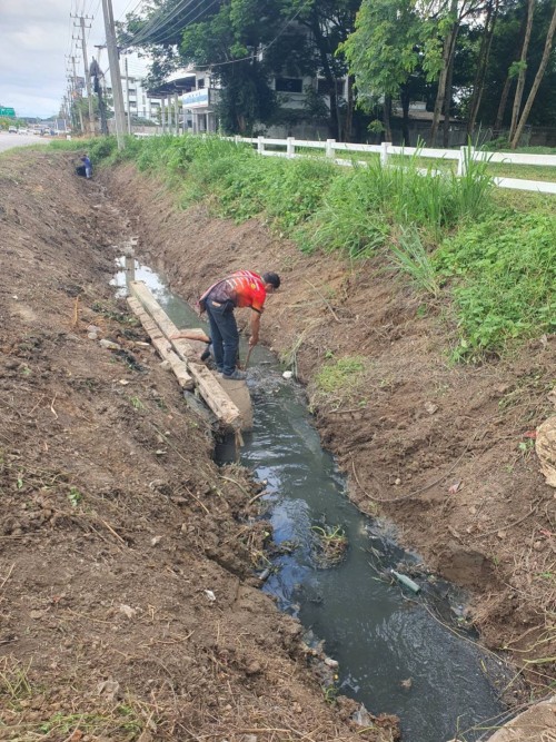 ทน.แม่สอด ลงพื้นที่ติดตามความคืบหน้างานขุดลอกคลองสาธารณะ เพื่อแก้ไขปัญหาน้ำท่วมขังในเขตเทศบาลนครแม่สอด ร่วมกับองค์การบริหารส่วนจังหวัดตาก 