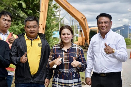 ทน.แม่สอด ลงพื้นที่ติดตามความคืบหน้างานขุดลอกคลองสาธารณะ เพื่อแก้ไขปัญหาน้ำท่วมขังในเขตเทศบาลนครแม่สอด ร่วมกับองค์การบริหารส่วนจังหวัดตาก 