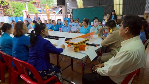 เทศบาลนครแม่สอด เข้าร่วมการประชุมสภากาแฟสัญจรกลุ่มพัฒนาสตรี ประจำเดือน สิงหาคม