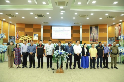 เทศบาลนครแม่สอด จัดโครงการอบรมเพิ่มประสิทธิภาพเครือข่ายองค์กรประสานพลังแผ่นดินเอาชนะยาเสพติด