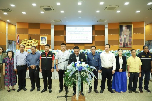 เทศบาลนครแม่สอด จัดโครงการอบรมเพิ่มประสิทธิภาพเครือข่ายองค์กรประสานพลังแผ่นดินเอาชนะยาเสพติด