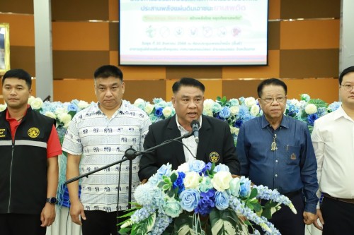 เทศบาลนครแม่สอด จัดโครงการอบรมเพิ่มประสิทธิภาพเครือข่ายองค์กรประสานพลังแผ่นดินเอาชนะยาเสพติด