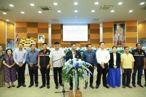 เทศบาลนครแม่สอด จัดโครงการอบรมเพิ่มประสิทธิภาพเครือข่ายองค์กรประสานพลังแผ่นดินเอาชนะยาเสพติด
