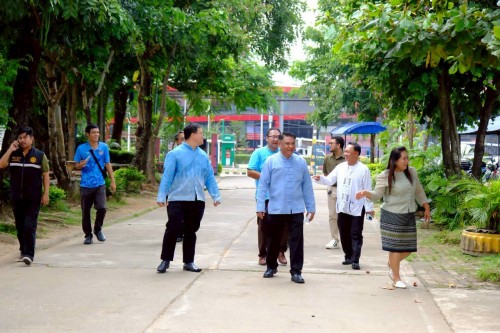 เทศบาลนครแม่สอด ลงพื้นที่ตรวจสอบอาคารและระบบสาธารณูปโภค สถานศึกษา ในสังกัดเทศบาลนครแม่สอด