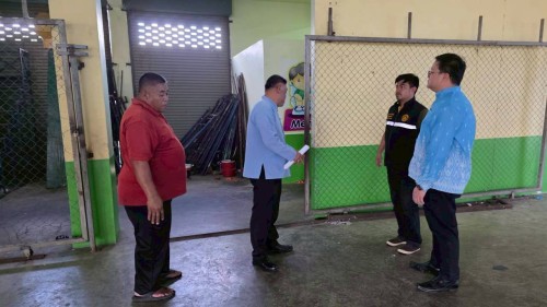 เทศบาลนครแม่สอด ลงพื้นที่ตรวจสอบอาคารและระบบสาธารณูปโภค สถานศึกษา ในสังกัดเทศบาลนครแม่สอด