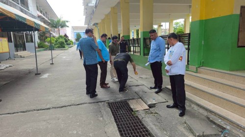 เทศบาลนครแม่สอด ลงพื้นที่ตรวจสอบอาคารและระบบสาธารณูปโภค สถานศึกษา ในสังกัดเทศบาลนครแม่สอด