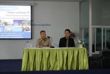 เมื่อเวลา9.30น.นายกเทศมนตรีนครแม่สอด นายเทอดเกียรติ ชินสรนันท์ และผู้อำนวยการกองวิชาการและแผนงาน ร่วมบรรยายเขตเศรษฐกิจพิเศษและท้องถิ่นรูปแบบพิเศษแก่คณะศึกษาดูงานเทศบาลเมืองหนองคาย