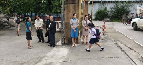 เทศบาลนครแม่สอด ลงพื้นที่ตรวจเยี่ยมโรงเรียนเทศบาลวัดชุมพลคีรี