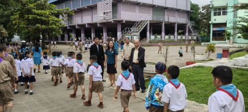 เทศบาลนครแม่สอด ลงพื้นที่ตรวจเยี่ยมโรงเรียนเทศบาลวัดชุมพลคีรี