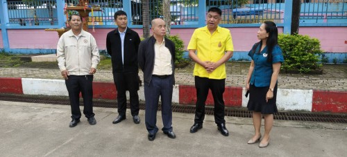 เทศบาลนครแม่สอด ลงพื้นที่ตรวจเยี่ยมโรงเรียนเทศบาลวัดชุมพลคีรี