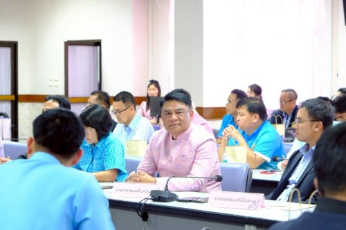 ทน.แม่สอด ร่วมการประชุมขับเคลื่อนและติดตามนโยบายของรัฐบาล ภารกิจของกระทรวงมหาดไทย กรมส่งเสริมการปกครองท้องถิ่น และจังหวัดตาก ให้แก่องค์กรปกครองส่วนท้องถิ่น ครั้งที่ 2/2568