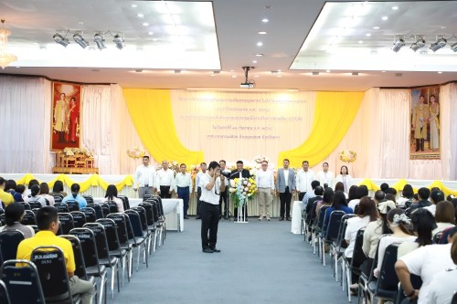 ทน.แม่สอด จัดโครงการฝึกอบรมส่งเสริมคุณธรรมจริยธรรมบุคลากรในสังกัดเทศบาลนครแม่สอด