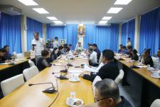 เทศบาลนครแม่สอดจัดประชุมแผนเฉพาะกิจป้องกันและแก้ไขปัญหาอุทกภัย วาตภัย และดินโคลนถล่มเทศบาลนครแม่สอด ปี 2560