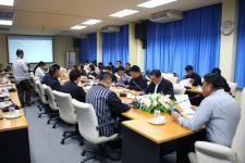 เทศบาลนครแม่สอดจัดประชุมแผนเฉพาะกิจป้องกันและแก้ไขปัญหาอุทกภัย วาตภัย และดินโคลนถล่มเทศบาลนครแม่สอด ปี 2560