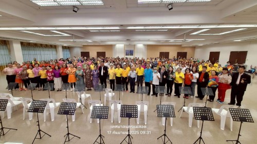 เทศบาลนครแม่สอด เข้าร่วมโครงการมหกรรมสร้างสุขภาพดีวิถีไทย ส่งเสริมสุขภาพทางกายในผู้สูงอายุและประชาชน ปีงบประมาณ 2568