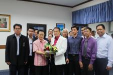 นายกนครแม่สอดนำทีมคณะผู้บริหาร สมาชิกสภา เจ้าหน้าที่ พนักงาน ร่วมให้การต้อนรับ ผู้ว่าฯตาก คนใหม่