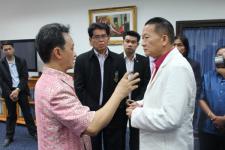 นายกนครแม่สอดนำทีมคณะผู้บริหาร สมาชิกสภา เจ้าหน้าที่ พนักงาน ร่วมให้การต้อนรับ ผู้ว่าฯตาก คนใหม่