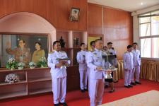 เทศบาลนครแม่สอด เข้าร่วมพิธีถวายดอกไม้จันทน์ ในพระราชพิธีถวายพระเพลิงพระบรมศพ พระบาทสมเด็จพระปรมินทรมหาภูมิพลอดุลยเดช บรมนาถบพิตร