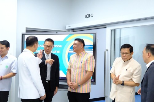 เทศบาลนครแม่สอด ร่วมพิธีเปิดหออภิบาลผู้ป่วยวิกฤตศัลยกรรมและศัลยกรรมประสาท โรงพยาบาลแม่สอด