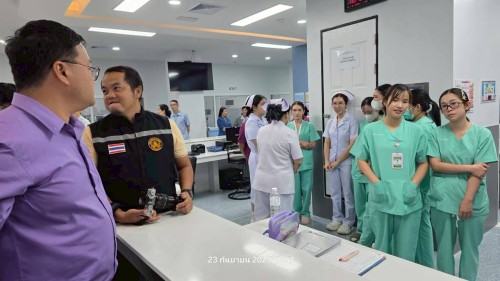 เทศบาลนครแม่สอด ร่วมพิธีเปิดหออภิบาลผู้ป่วยวิกฤตศัลยกรรมและศัลยกรรมประสาท โรงพยาบาลแม่สอด