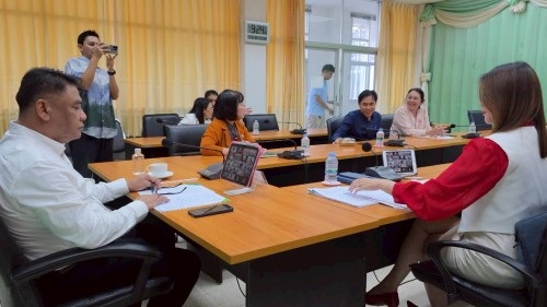 ทน.แม่สอด เข้าร่วมการประชุมรับการประเมินด้วยการสัมภาษณ์เพื่อพิจารณาคัดเลือกเป็นศูนย์ชุมชนคุ้มครองเด็กต้นแบบดีเด่น ประจำปีงบประมาณ 2568