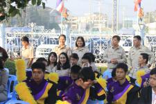 เทศบาลนครแม่สอด ร่วมงานรัฐพิธีและการวางพานพุ่มดอกไม่สด วันสมเด็จพระนเรศวรมหาราช เนื่องในวันยุทธหัตถี