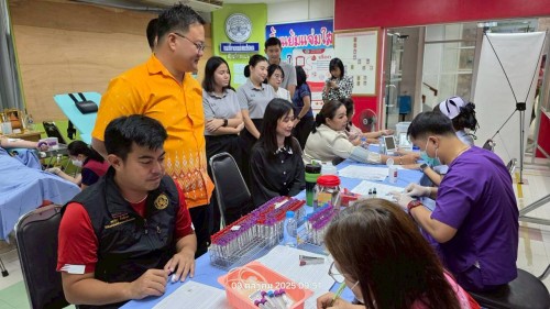 เทศบาลนครแม่สอด ร่วมกับโรงพยาบาลแม่สอด จัดกิจกรรมบริจาคโลหิตเพื่อถวายเป็นพระราชกุศลแด่พระบาทสมเด็จพระบรมชนกาธิเบศร มหาภูมิพลอดุลยเดชมหาราช บรมนาถบพิตร 