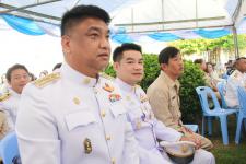 เทศบาลนครแม่สอด ร่วมงานรัฐพิธีและการวางพานพุ่มดอกไม่สด วันสมเด็จพระนเรศวรมหาราช เนื่องในวันยุทธหัตถี