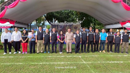 ทน.แม่สอด ร่วมพิธีเปิดการแข่งขันกีฬาสี “ดอนแก้วเกมส์” โรงเรียนเทศบาลวัดดอนแก้ว ประจำปีการศึกษา 2568
