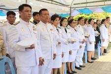 เทศบาลนครแม่สอด ร่วมงานรัฐพิธีและการวางพานพุ่มดอกไม่สด วันสมเด็จพระนเรศวรมหาราช เนื่องในวันยุทธหัตถี