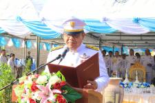 เทศบาลนครแม่สอด ร่วมงานรัฐพิธีและการวางพานพุ่มดอกไม่สด วันสมเด็จพระนเรศวรมหาราช เนื่องในวันยุทธหัตถี