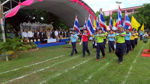 ทน.แม่สอด ร่วมพิธีเปิดการแข่งขันกีฬาสี “ดอนแก้วเกมส์” โรงเรียนเทศบาลวัดดอนแก้ว ประจำปีการศึกษา 2568