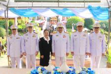 เทศบาลนครแม่สอด ร่วมงานรัฐพิธีและการวางพานพุ่มดอกไม่สด วันสมเด็จพระนเรศวรมหาราช เนื่องในวันยุทธหัตถี