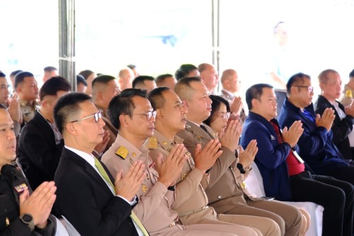 เทศบาลนครแม่สอด ร่วมพิธีทำบุญเนื่องใน วันตำรวจ สถานีตำรวจภูธรแม่สอด ประจำปี 2568