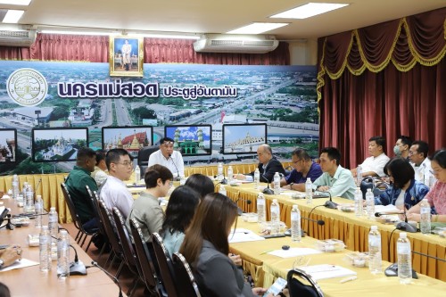 เทศบาลนครแม่สอด จัดประชุมหัวหน้าส่วนราชการ ครั้งที่ 8/2568 ประจำเดือนตุลาคม พ.ศ.2568   