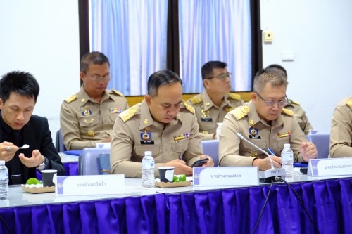 ทน.แม่สอด เข้าร่วมการประชุมหัวหน้าส่วนราชการ หัวหน้าหน่วยงานรัฐวิสาหกิจ สังกัดกระทรวงมหาดไทย นายอำเภอ และ          ผู้ที่เกี่ยวข้อง และประชุมคณะกรมการจังหวัดตาก หัวหน้าส่วนราชการ และผู้ที่เกี่ยวข้อง ครั้งที่ 10/2568 ประจำเดือน ตุลาคม 2568