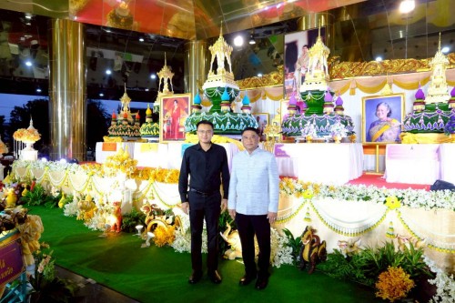 เทศบาลนครแม่สอด ร่วมพิธีขอขมาพระแม่คงคา (ถวายผ้าป่าน้ำ) ในการจัดงานประเพณีลอยกระทงสายไหลประทีป 1,000 ดวง ประจำปี 2568