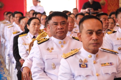 เทศบาลนครแม่สอด เข้าร่วมพิธีบำเพ็ญกุศลปัณรสมวาร การบำเพ็ญพระราชกุศลครบ 15 วัน เพื่อถวายเป็นพระราชกุศล สมเด็จพระนางเจ้าสิริกิติ์ พระบรมราชินีนาถ พระบรมราชชนนีพันปีหลวง