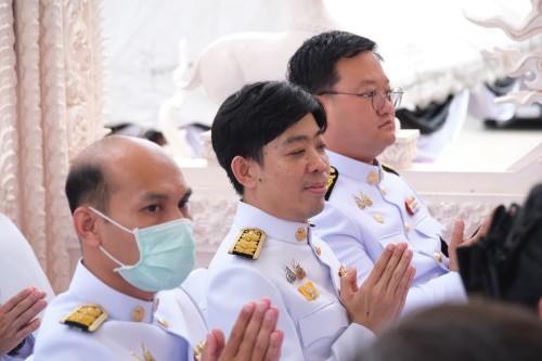 เทศบาลนครแม่สอด เข้าร่วมพิธีบำเพ็ญกุศลปัณรสมวาร การบำเพ็ญพระราชกุศลครบ 15 วัน เพื่อถวายเป็นพระราชกุศล สมเด็จพระนางเจ้าสิริกิติ์ พระบรมราชินีนาถ พระบรมราชชนนีพันปีหลวง