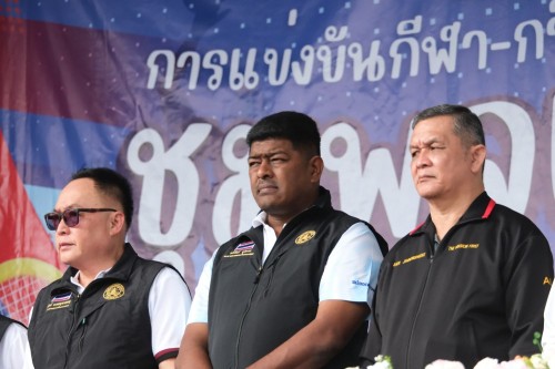 เทศบาลนครแม่สอด เข้าร่วมพิธีเปิดการแข่งขันกีฬาสีภายในของนักเรียนโรงเรียนเทศบาลวัดชุมพลคีรี ประจำปีการศึกษา 2568