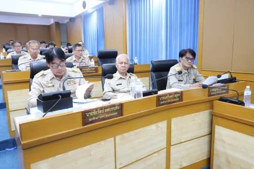 สภาเทศบาลนครแม่สอด จัดประชุมสภาเทศบาลนครแม่สอด สมัยประชุมวิสามัญ สมัยที่ 4 ประจำปี 2568