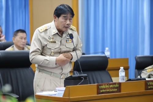 สภาเทศบาลนครแม่สอด จัดประชุมสภาเทศบาลนครแม่สอด สมัยประชุมวิสามัญ สมัยที่ 4 ประจำปี 2568