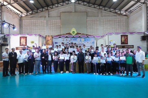ทน.แม่สอด ร่วมพิธีปิดการแข่งขันกีฬาวิทยุการบิน ฯ มินิวอลเลย์บอล ชิงชนะเลิศแห่งประเทศไทย ครั้งที่ 25 (ปีที่ 43) ประจำปี 2568 ชิงถ้วยพระราชทานสมเด็จพระกนิษฐาธิราชเจ้า กรมสมเด็จพระเทพรัตนราชสุดา ฯ สยามบรมราชกุมารี