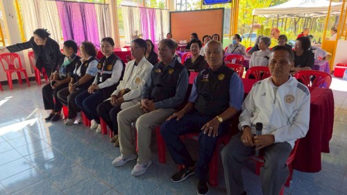 ทน.แม่สอด เข้าร่วมการจัดกิจกรรมประชุมผู้สูงอายุชุมชนแม่สอดวิลล่า ประจำเดือนธันวาคม 2568
