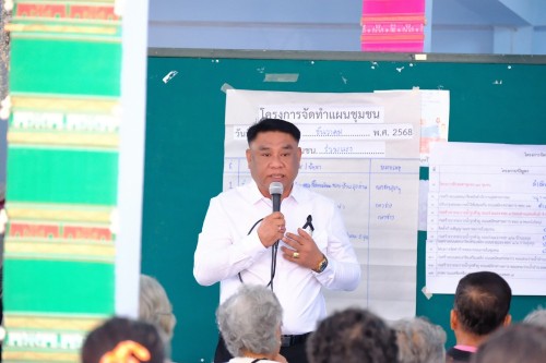 ทน.แม่สอด จัดทำแผนพัฒนาชุมชน ปีงบประมาณ 2569 ของชุมชนร่วมแรง เพื่อรับฟังปัญหาความต้องการของประชาชน