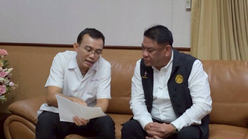 ทน.แม่สอด ต้อนรับคณะมูลนิธิโรงพยาบาลแม่สอด