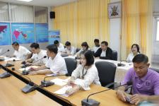 ประชุมคณะผู้บริหาร สมาชิกสภาเทศบาล หัวหน้าส่วนราชการ เทศบาลนครแม่สอดครั้งที่ 18/2559