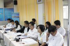 ประชุมคณะผู้บริหาร สมาชิกสภาเทศบาล หัวหน้าส่วนราชการ เทศบาลนครแม่สอดครั้งที่ 18/2559