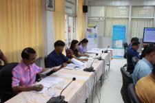 ประชุมผู้บริหาร สมาชิกสภาเทศบาลและหัวหน้าส่วนราชการ เทศบาลนครแม่สอด ครั้งที่ 13/2559